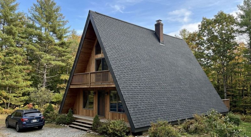 A Frame Roof Installation in Carbon County, PA