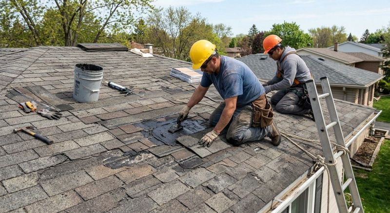 Asphalt Roof Repair in Effort, PA