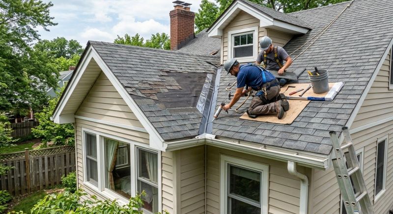 Asphalt Roof Repair in Effort, PA