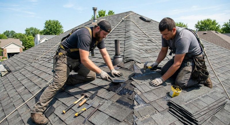 Asphalt Roof Repair in Kutztown, PA