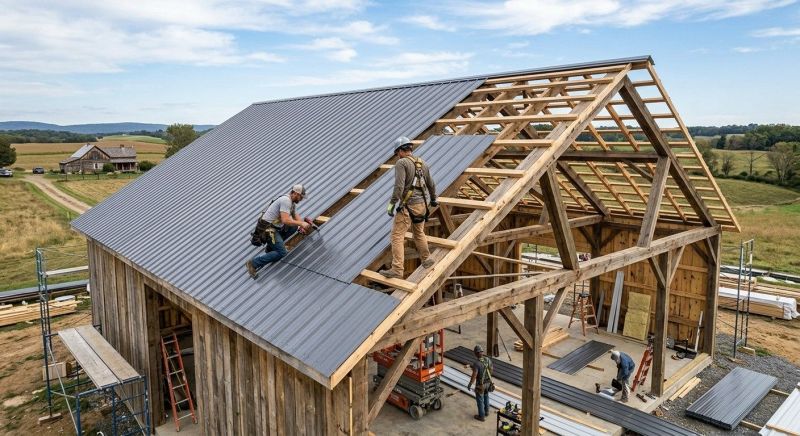 Barn Roof Installation in Carbon County, PA