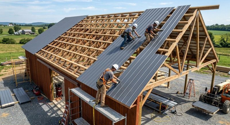 Barn Roof Installation in Carbon County, PA