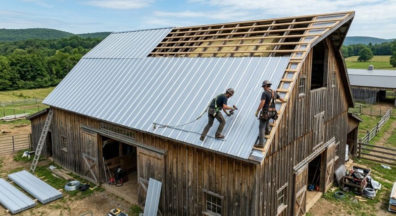 Barn Roof Installation in Carbon County, PA