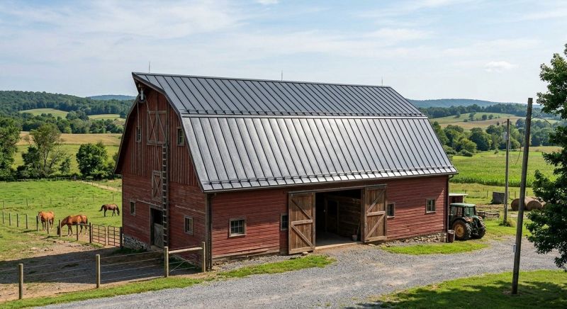 Barn Roof Replacement in Long Pond, PA