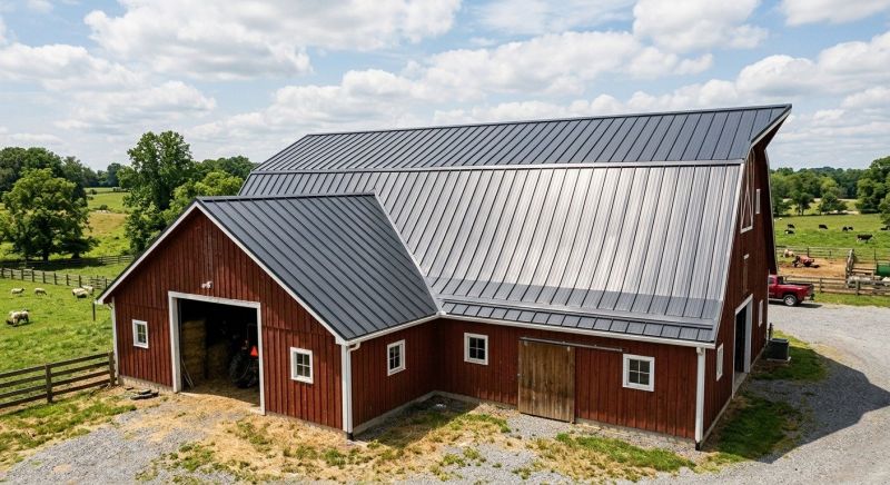 Barn Roof Replacement in Mountain Top, PA