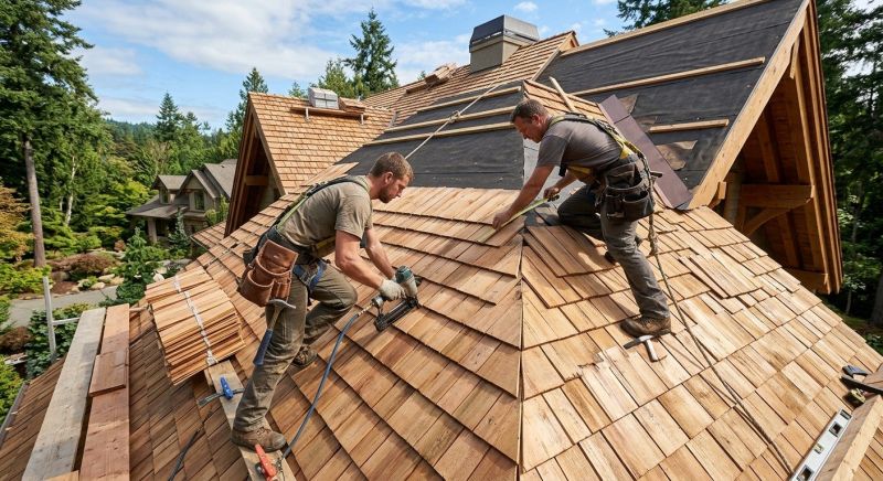 Cedar Roof Installation in Scotrun, PA
