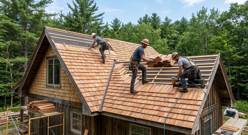 Cedar Roof Installation in Topton, PA
