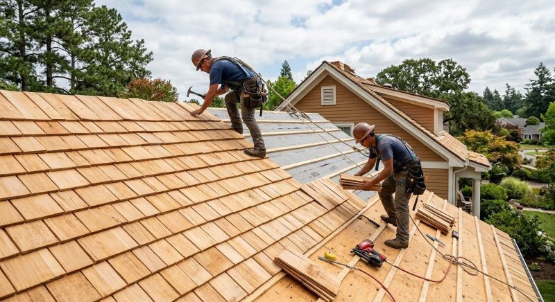 Cedar Roof Installation in Topton, PA