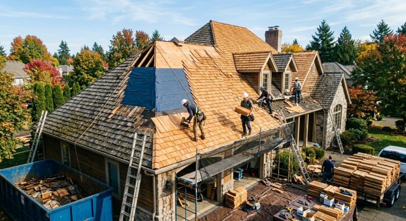 Cedar Roof Replacement in Bethlehem, PA