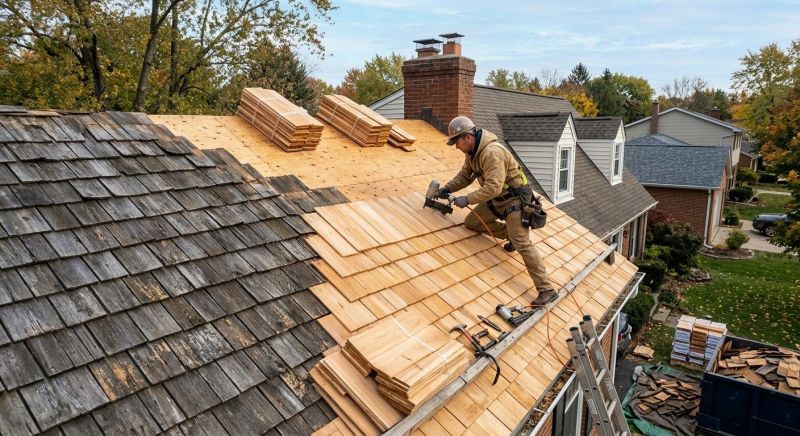 Cedar Roof Replacement in Coplay, PA