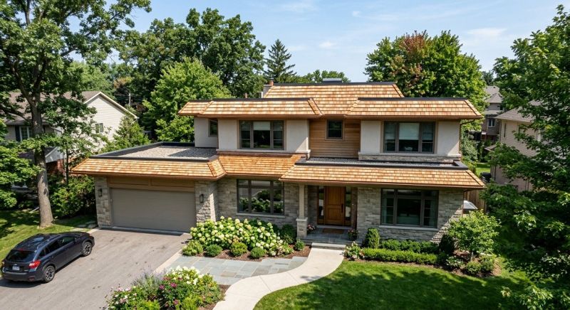 Cedar Shake Roof Construction in Mountain Top, PA