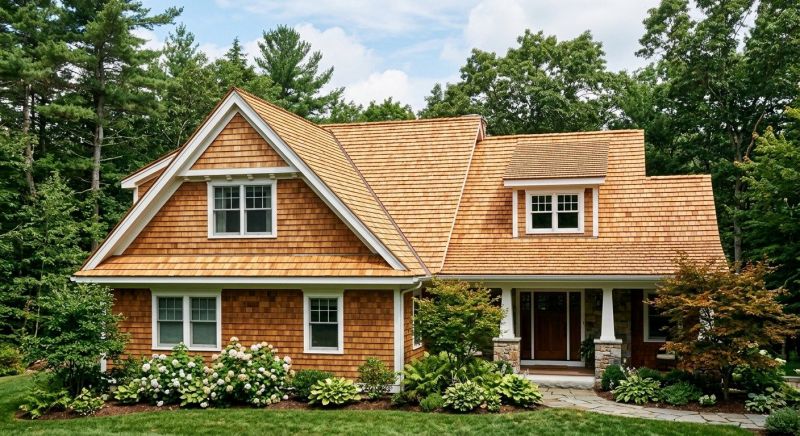 Cedar Shake Roof Construction in Pocono Manor, PA