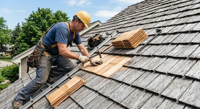 Cedar Shake Roof Repair in Albrightsville, PA