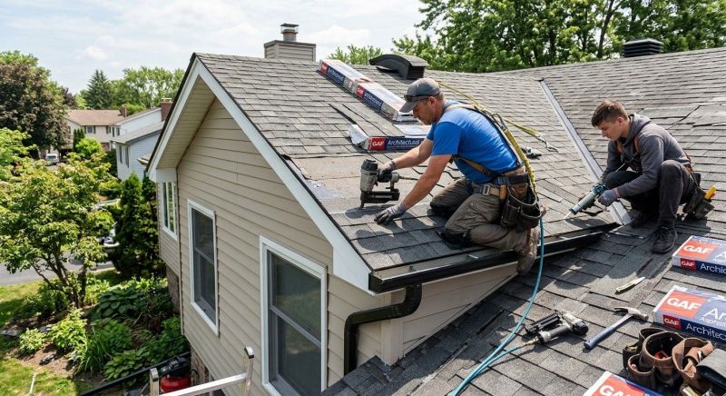 Collapsing Roof Repair in Carbon County, PA