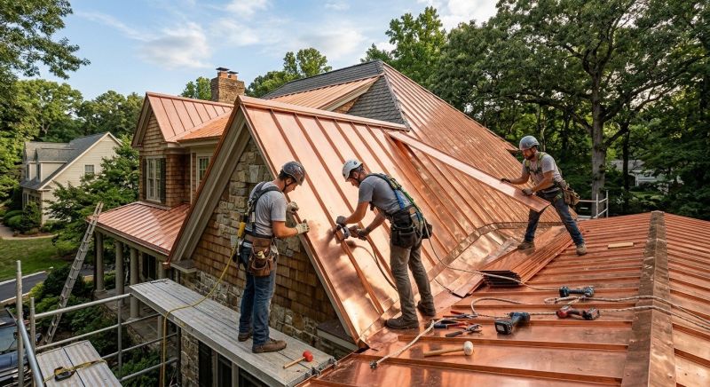 Copper Roof Installation in Carbon County, PA
