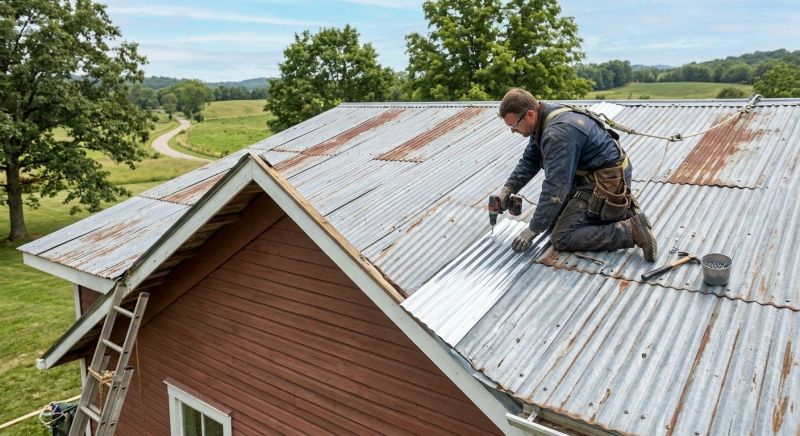 Corrugated Roof Repair in Carbon County, PA