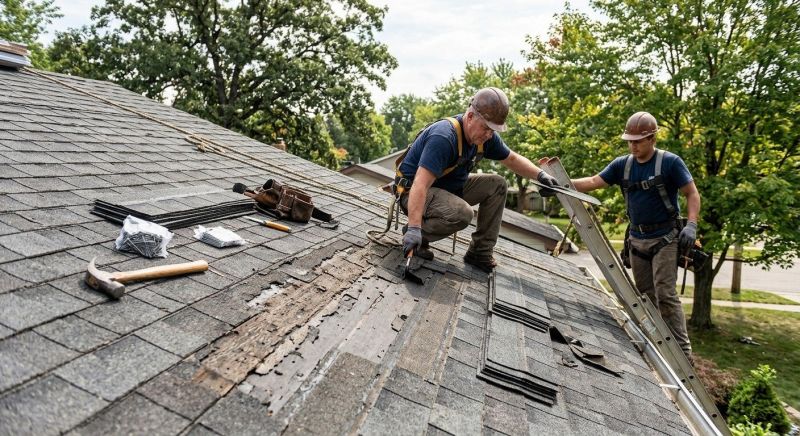 Damaged Roof Repair in Brodheadsville, PA