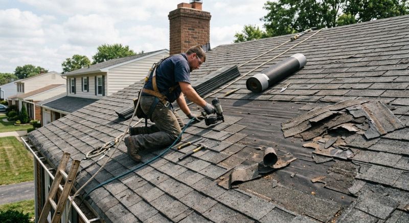 Damaged Roof Repair in Center Valley, PA