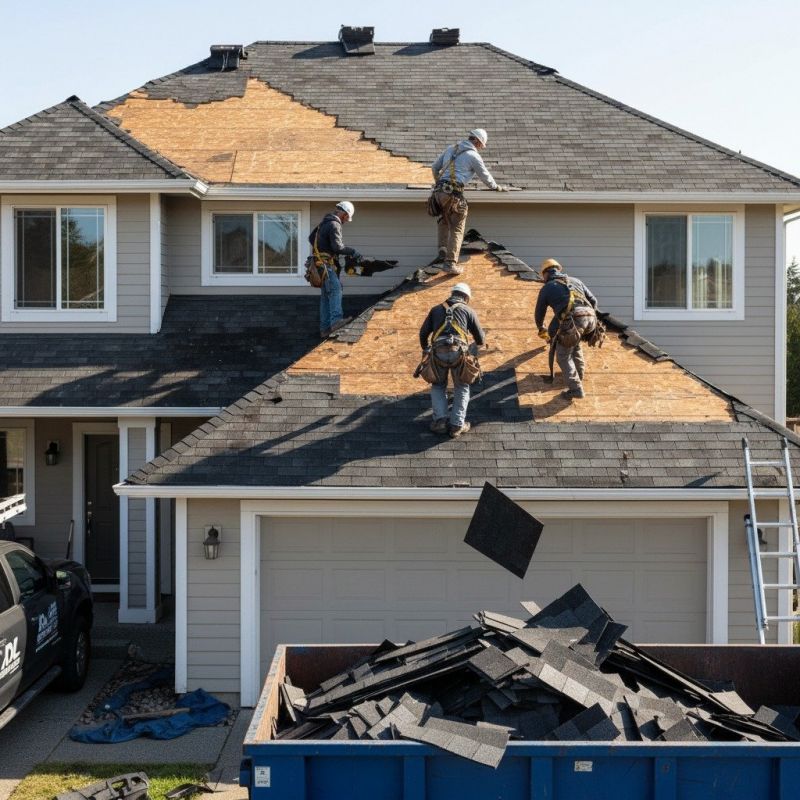 Damaged Roof Replacement in Blakeslee, PA