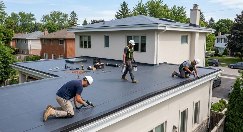 Flat Roof Installation in Sheppton, PA