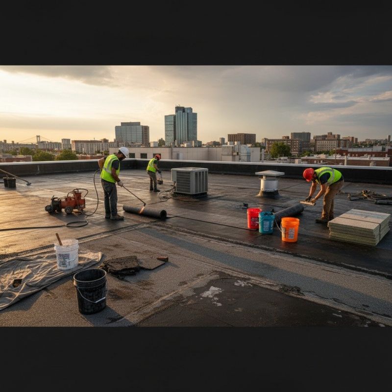 Flat Roof Repair in Blakeslee, PA