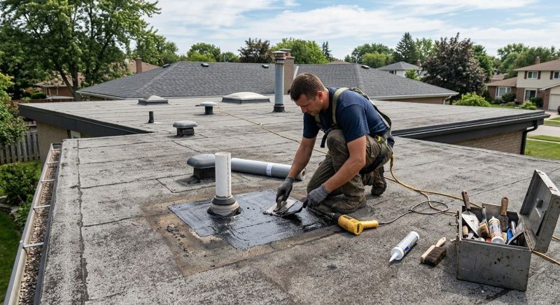 Flat Roof Repair in Swiftwater, PA