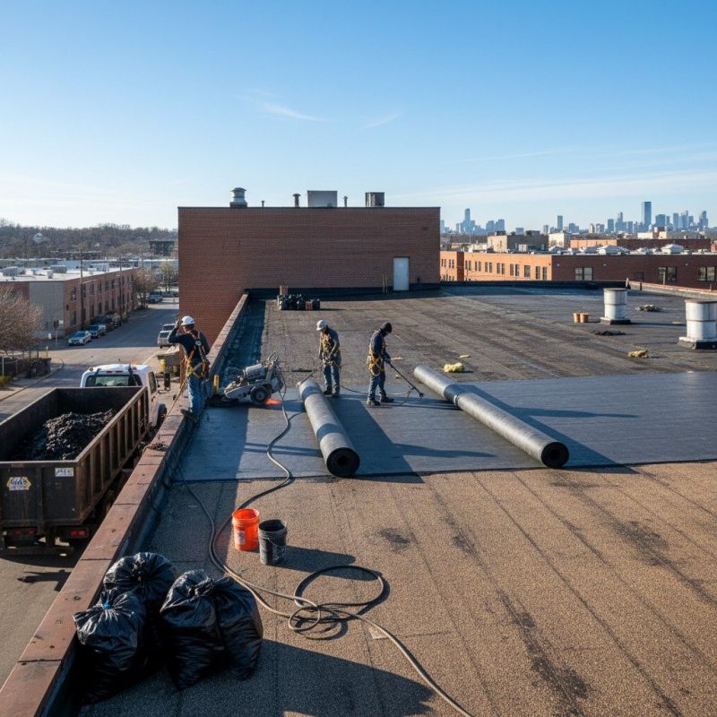 Flat Roof Replacement in Bethlehem, PA