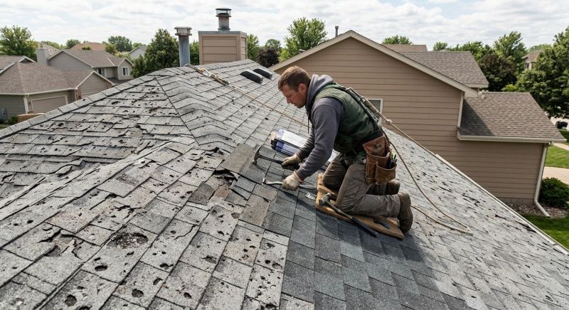 Hail Damage Roof Repair in Kutztown, PA
