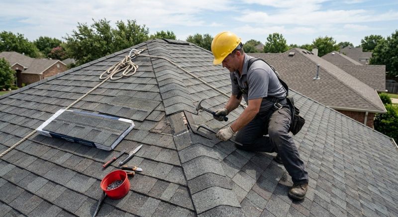 Hip Roof Shingle Repair in Carbon County, PA