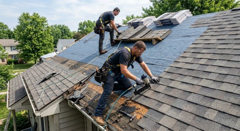 Hip Roof Shingle Replacement in Carbon County, PA