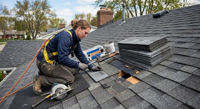 Hip Roof Shingle Replacement in Carbon County, PA
