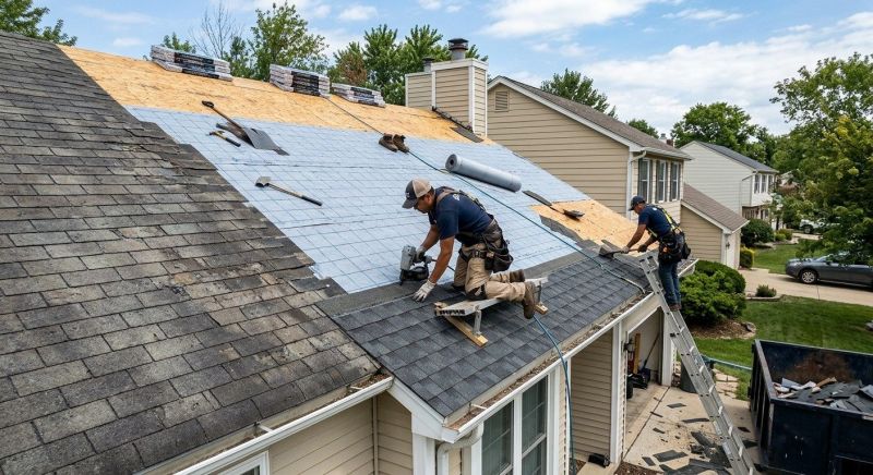 Hip Roof Shingle Replacement in Carbon County, PA