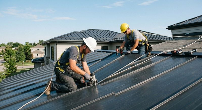Metal Roof Installation in Effort, PA