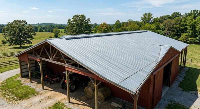 Pole Barn Roof Repair in Bethlehem, PA