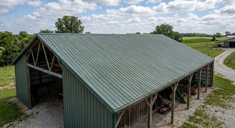 Pole Barn Roof Repair in Hazleton, PA