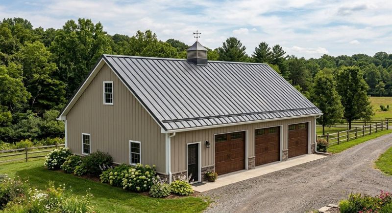 Pole Barn Roof Repair in New Ringgold, PA