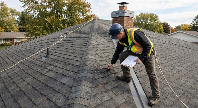 Roof Damage Inspection in Long Pond, PA