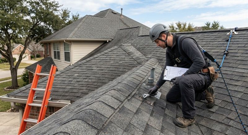 Roof Damage Inspection in Long Pond, PA
