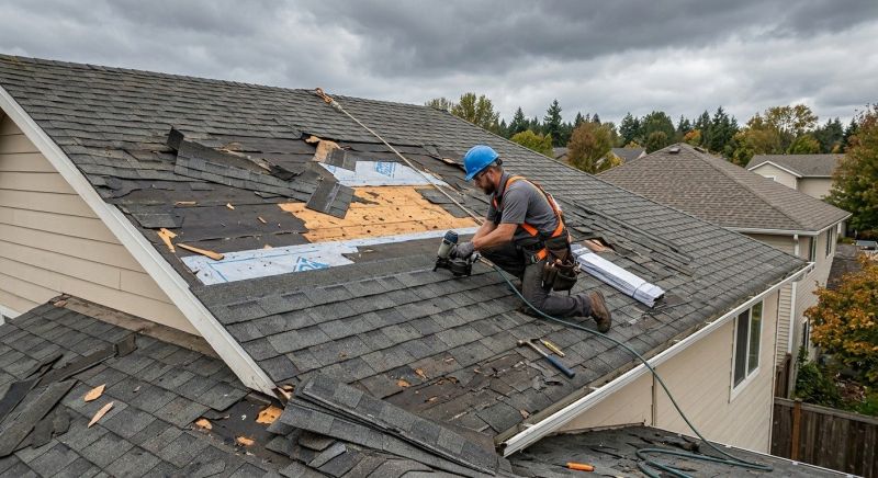 Roof Damage Repair in Brodheadsville, PA