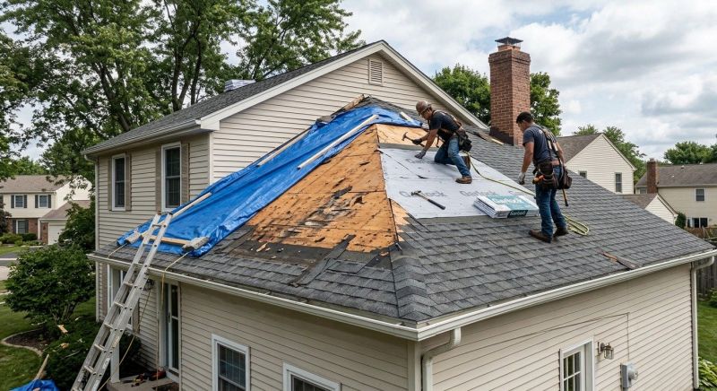 Roof Damage Repair in Hazleton, PA