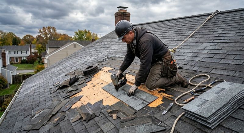 Roof Damage Repair in Long Pond, PA