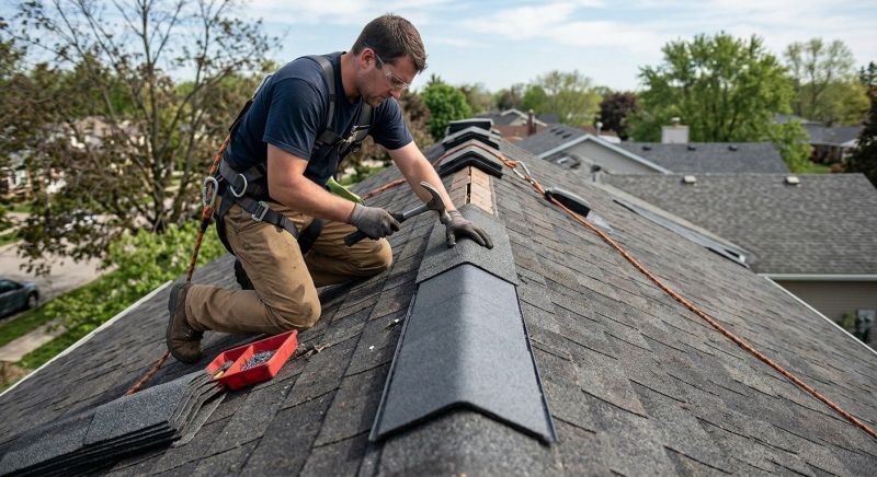 Roof Ridge Repair in Carbon County, PA