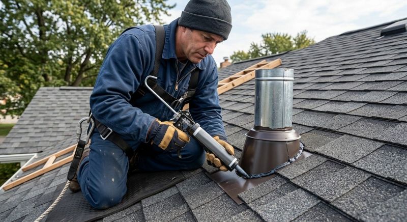 Roof Vent Flashing Repair in Carbon County, PA