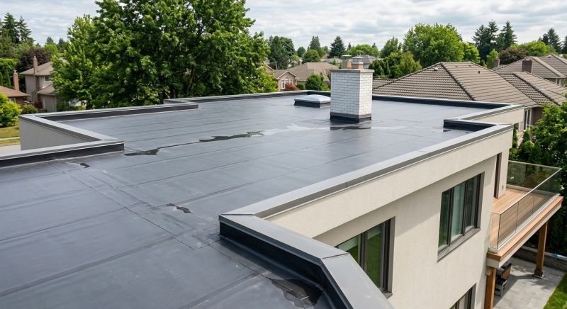 Single Ply Roof Installation in Effort, PA