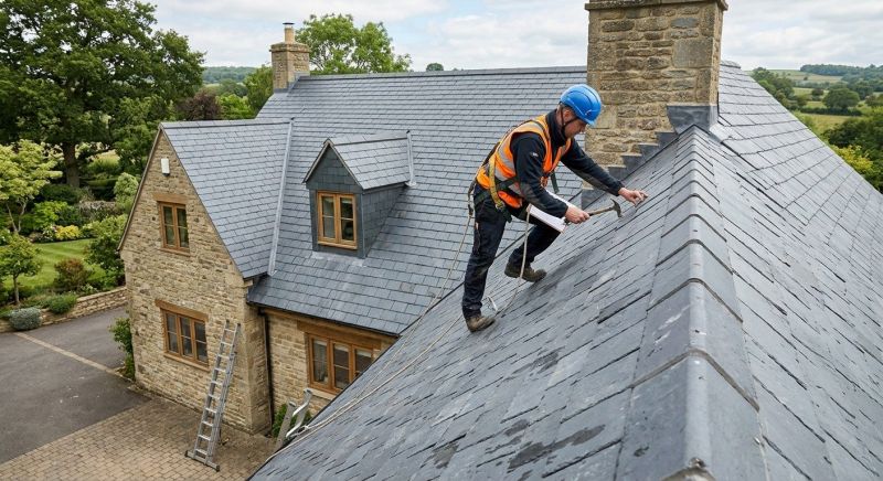 Slate Roof Repair in Effort, PA