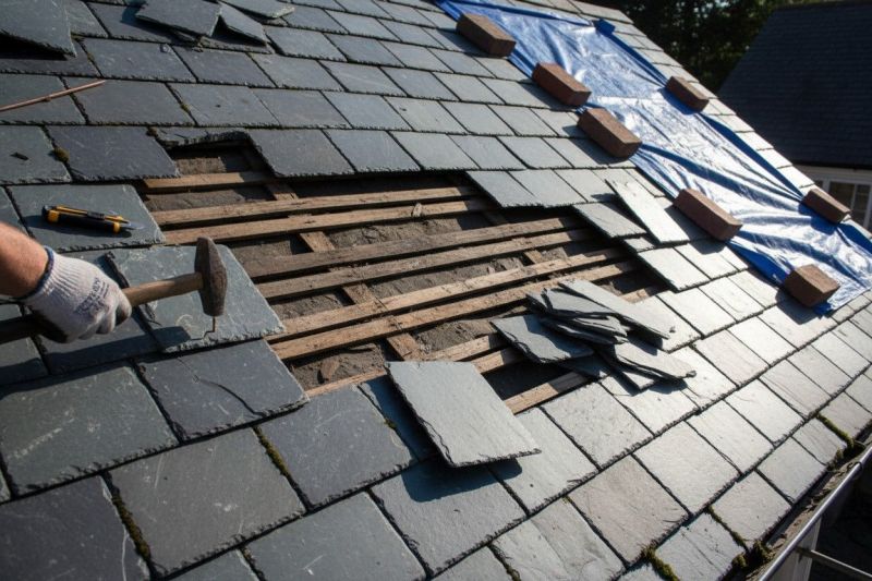 Slate Roof Repair in Mountain Top, PA