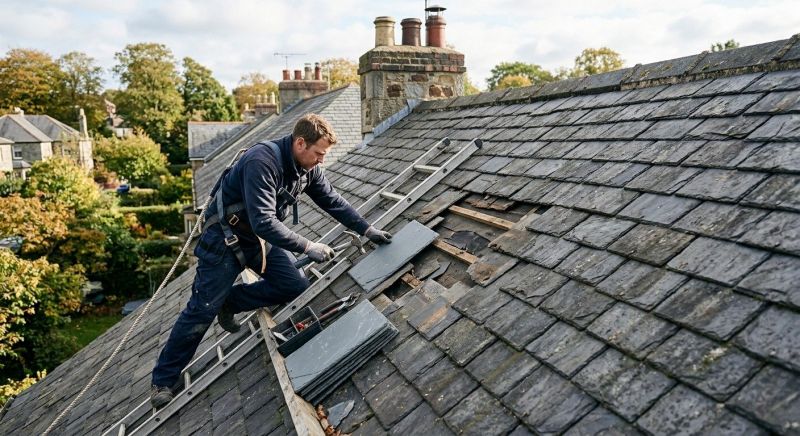 Slate Roof Repair in Pocono Lake, PA