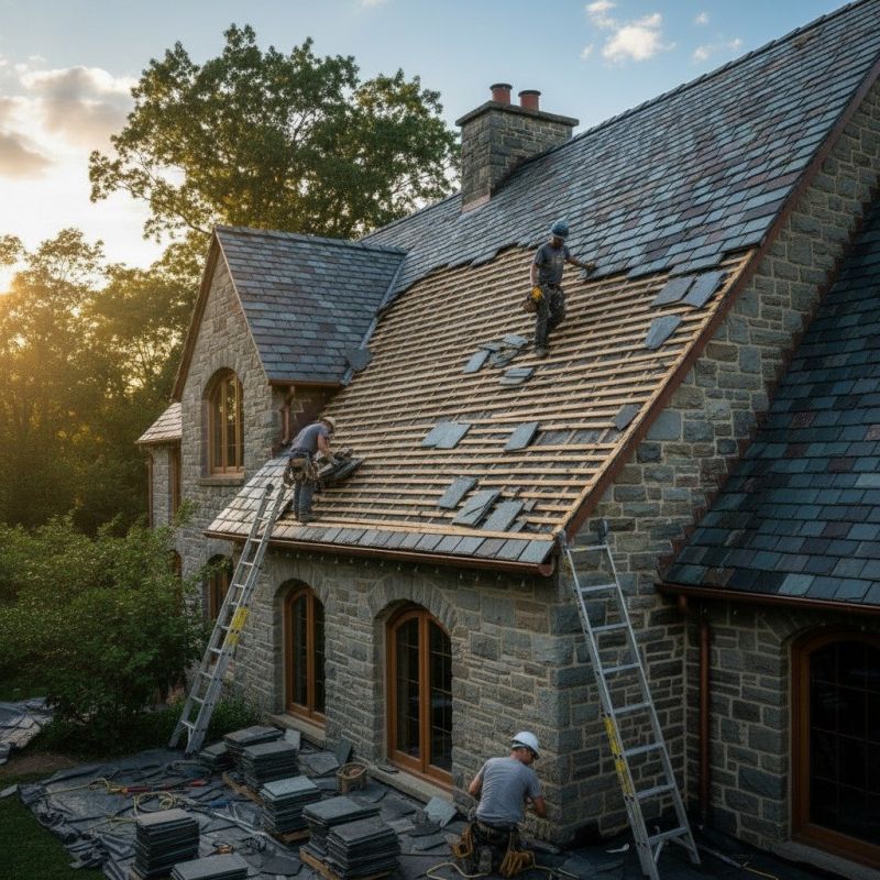 Slate Roof Replacement in Carbon County, PA