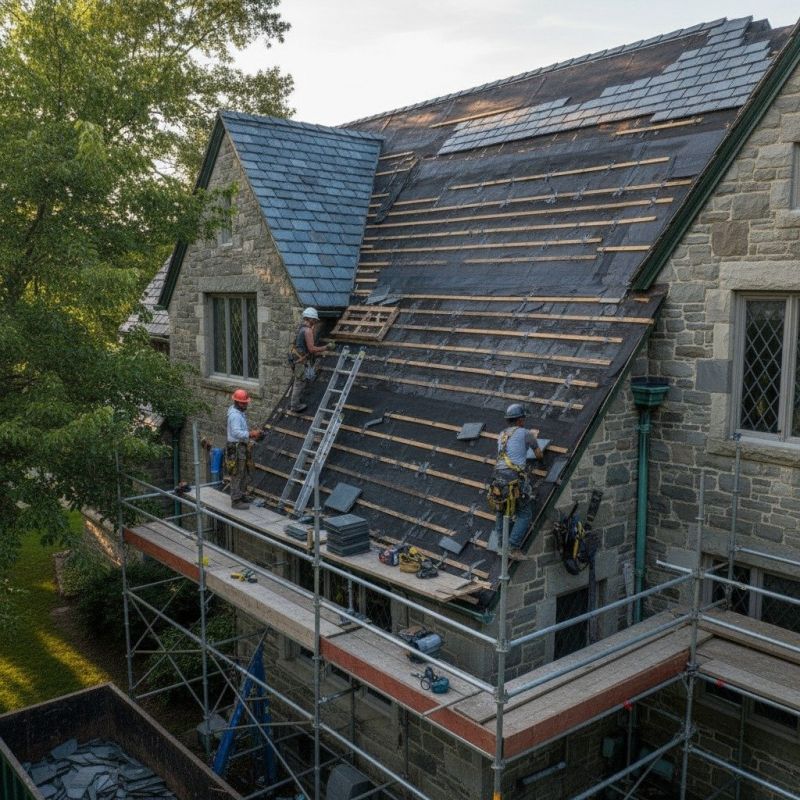 Slate Roof Replacement in Macungie, PA