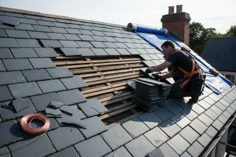 Slate Shingles Repair in Center Valley, PA